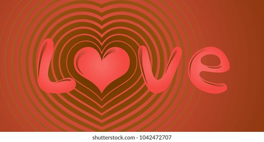 colorful love message