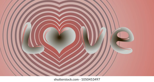 colorful love message