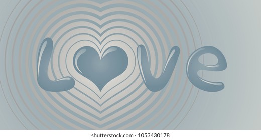 colorful love message