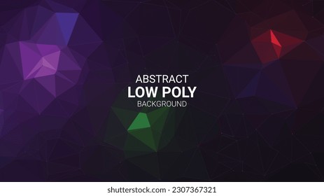 Vector colorido de diseño de fondo de polos bajos