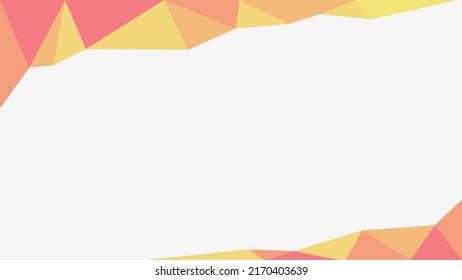 colorful low poly background template suitable for education, presentations, business, advertising and more