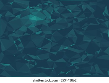 Colorful Low Poly Illustration Background For Business Presentations or Wallpaper