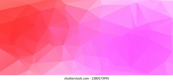 Colorful low poly surface. Abstract polygonal mosaic background consisting of triangles of different sizes and colors. Modern geometrical backdrop. The image format is suitable for printing on a mug.