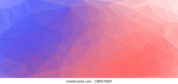 Colorful low poly surface. Abstract polygonal mosaic background consisting of triangles of different sizes and colors. Modern geometrical backdrop. The image format is suitable for printing on a mug.