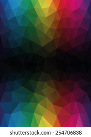 Fondo de Vector de Polo Bajo Colorido con espacio de copia para su diseño de portada o de capa.