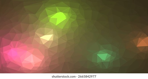 Fundo colorido de baixa polarização com uma transição gradiente de tons de laranja quente e vermelho para tons de azul e violeta frios. Design geométrico moderno, abstrato e vibrante.
