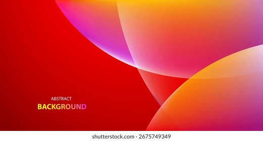 Fondo abstracto de lujo colorido con líneas de curva lisa gradiente. Diseño de Vector moderno