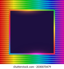 Colorful luxury background with 3D beads. Vector illustration.