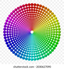 Colorful luxury background with 3D beads. Vector illustration.