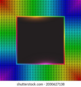 Colorful luxury background with 3D beads. Vector illustration.