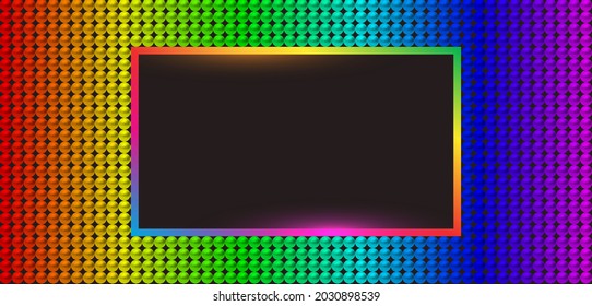 Colorful luxury background with 3D beads. Vector illustration.