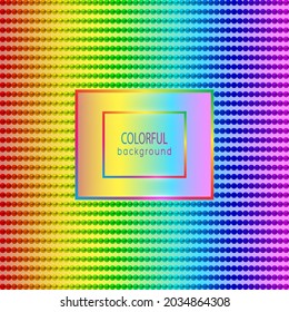 Colorful luxury background with 3D beads. Vector illustration.