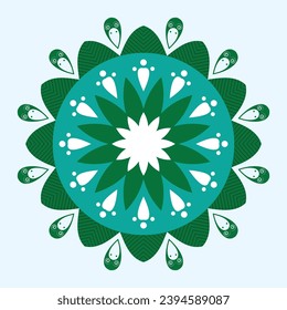 Colorful Luxury Mandala Background Design