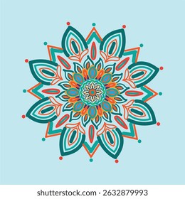 Colorful And Luxury Mandala Design