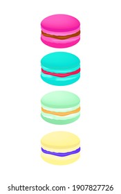 マカロン ケーキ のイラスト素材 画像 ベクター画像 Shutterstock