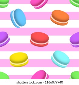 Colorful macaron seamless vector pattern, eps 10. Design for cover, poster, print, paper, promotional and advertising materials.