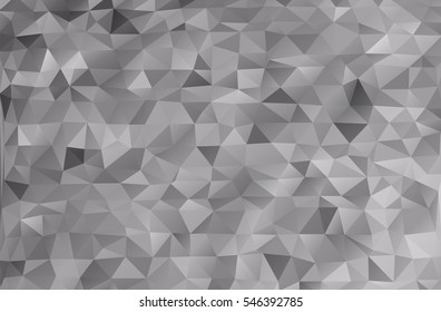 Colorful magic pattern. Silver sparkle abstract vector geometric triangle texture background for business card and web backdrop. Mosaic design templates backdrop