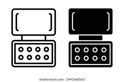 Colorful Makeup Palette Icons. Cosmetic Beauty Set and Artist's Color Choices.