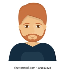 Colorful man cartoon design