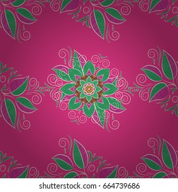 Colorful mandala. Anti-stress mandala. Decorative colored round ornament. Oriental flourish vector. Indian flower mandala. Yoga logo, background for meditation poster.