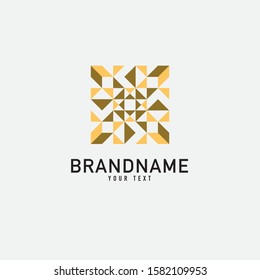 Colorful mandala, arabesque, rossete, emblem. Abstract symbol, sign. Isolated drawing. Modern logo for boutique, flower shop, chocolate package, business, interior, company mark. Wallpaper, background