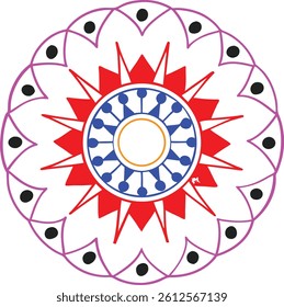 Colorful Mandala Art for Digital and Print
