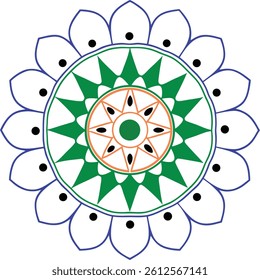 Colorful Mandala Art for Digital and Print