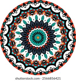 Colorful Mandala Artwork for Home Decor and Mindful Reflection