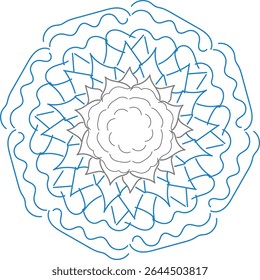 colorful mandala and background design vector in eps file