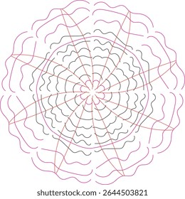 colorful mandala and background design vector in eps file