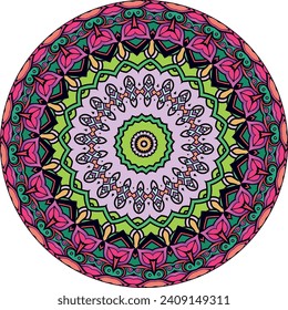 Colorful Mandala Background for Detailed Delight