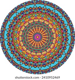 A Colorful Mandala Background to Elevate Your Space