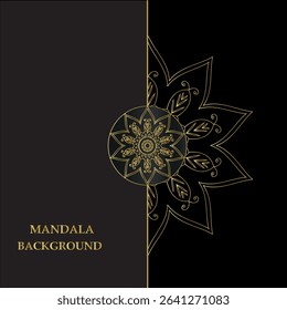 Colorful Mandala Background Illustrator Template