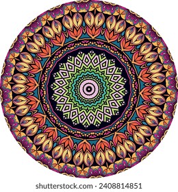 A Colorful Mandala Background to Inspire Creativity