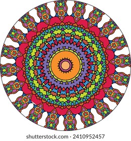 A Colorful Mandala Background to Inspire Creativity