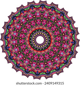 Colorful Mandala Background for Relaxation