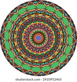 Colorful Mandala Background for Spiritual Awakening