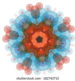 colorful mandala design