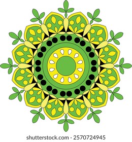 Its a Colorful Mandala Design.