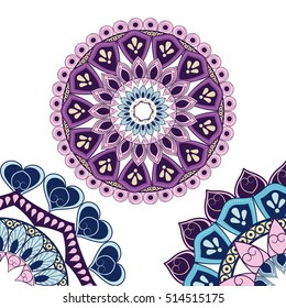 Colorful mandala design