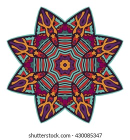colorful mandala design abstract pattern