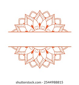 Colorful Mandala for design, Easy Mandala Black and White Circle Outline - Mandala Coloring Pages for Adults and Kids - Simple Mandalas Artwork Vector