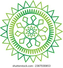 Colorful Mandala Design EPS Vector