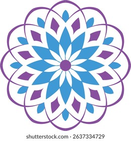 Colorful Mandala Design Idea With Decorative Artistic Pattern And Creative Style