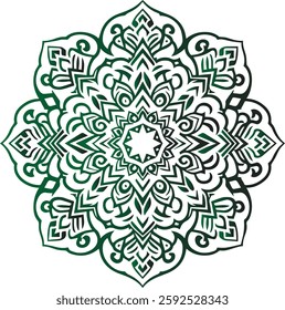 Colorful mandala design vector style 