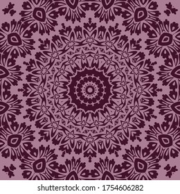Colorful mandala, digital artwork for creative graphic design
