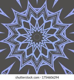 Colorful mandala, digital artwork for creative graphic design
