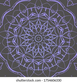 Mandala colorida, arte digital para diseño gráfico creativo
