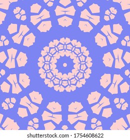 Colorful mandala, digital artwork for creative graphic design

