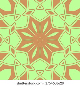 Farbige Mandala, digitale Kunstwerke für kreatives Grafikdesign

